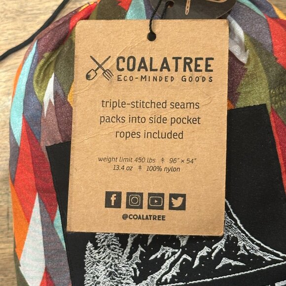 Coalatree Loafer Packable Hammock Limited Edition Grandview Style 💯 NWT 👀 desc - Picture 11 of 13